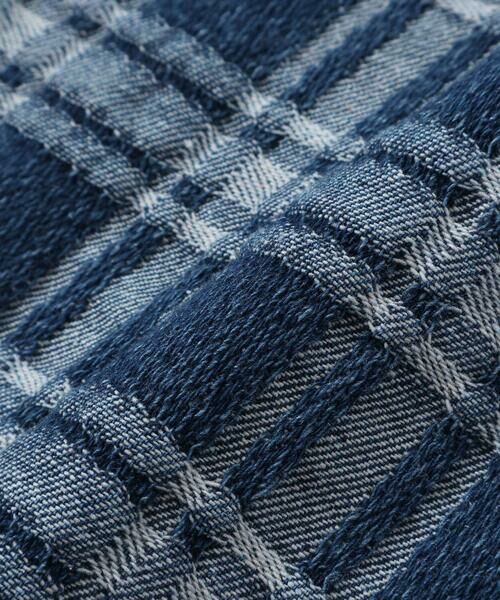 BeBe Petits Pois Vert / ベベ プチ ポワ ヴェール ミニ丈・ひざ丈ワンピース | 【店舗限定】チェックデニムジャンパースカート(95~150cm) | 詳細13