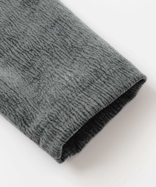 BeBe Petits Pois Vert / ベベ プチ ポワ ヴェール ノーカラージャケット | 【店舗限定】【お揃い】起毛ジャガードフリルショートジャケット(95~150cm) | 詳細11