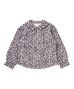 BeBe Petits Pois Vert / ベベ プチ ポワ ヴェール シャツ・ブラウス | 【店舗限定】すずらん花柄ネルブラウス(95~150cm)