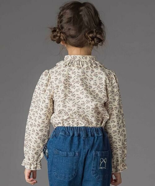 BeBe Petits Pois Vert / ベベ プチ ポワ ヴェール シャツ・ブラウス | 【店舗限定】すずらん花柄ネルブラウス(95~150cm) | 詳細4