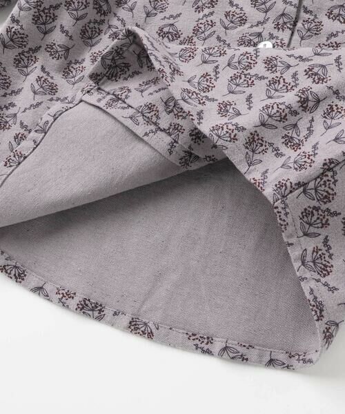 BeBe Petits Pois Vert / ベベ プチ ポワ ヴェール シャツ・ブラウス | 【店舗限定】すずらん花柄ネルブラウス(95~150cm) | 詳細13