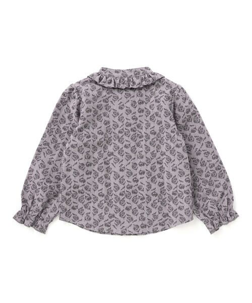 BeBe Petits Pois Vert / ベベ プチ ポワ ヴェール シャツ・ブラウス | 【店舗限定】すずらん花柄ネルブラウス(95~150cm) | 詳細8