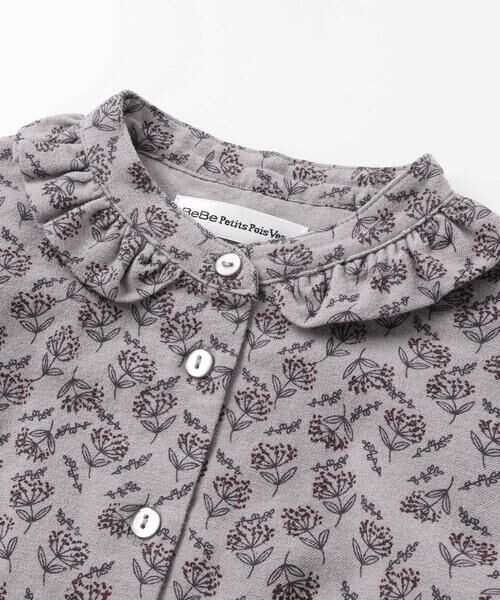 BeBe Petits Pois Vert / ベベ プチ ポワ ヴェール シャツ・ブラウス | 【店舗限定】すずらん花柄ネルブラウス(95~150cm) | 詳細9