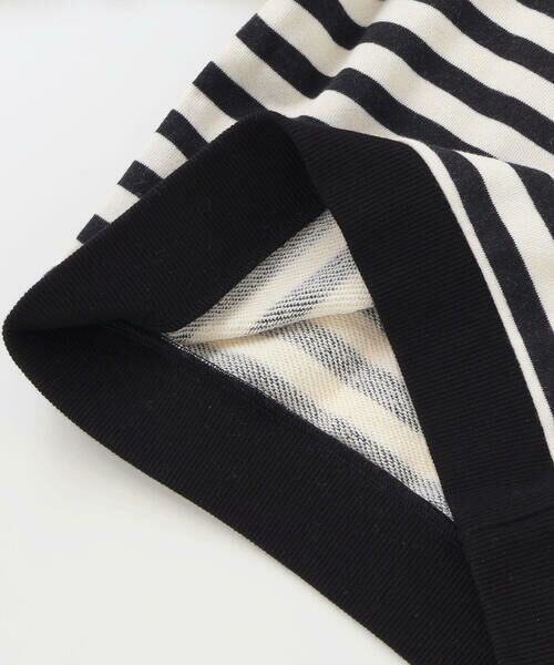 BeBe Petits Pois Vert / ベベ プチ ポワ ヴェール スウェット | 【店舗限定】ボーダー裏毛リボントレーナー(95~150cm) | 詳細13