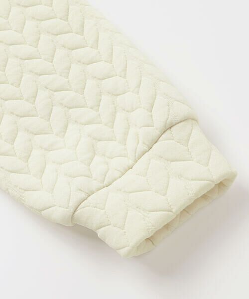 BeBe Petits Pois Vert / ベベ プチ ポワ ヴェール スウェット | 【店舗限定】【お揃い】キルトジャガードトレーナー(95~160cm) | 詳細9