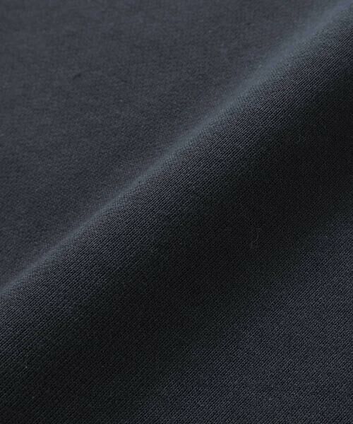 BeBe Petits Pois Vert / ベベ プチ ポワ ヴェール スウェット | 【店舗限定】裏毛配色切り替えフロッキープリントトレーナー(95~160cm) | 詳細18