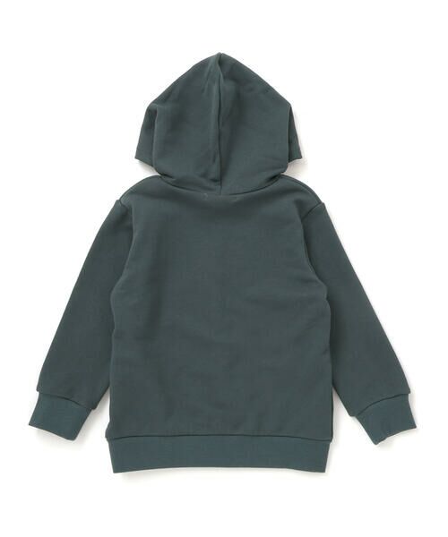 BeBe Petits Pois Vert / ベベ プチ ポワ ヴェール パーカー | 【店舗限定】グラデーションプリント裏毛フード付きトレーナー(95~160cm) | 詳細5