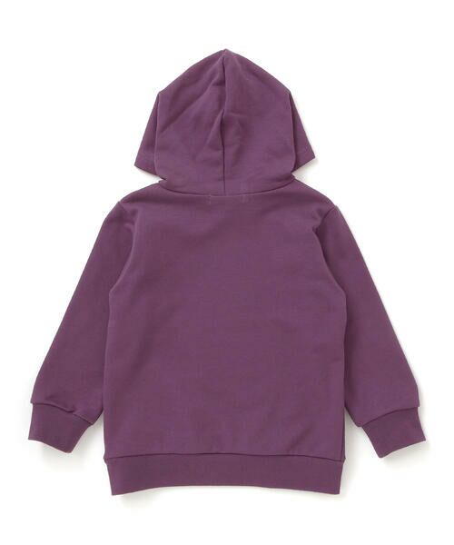 BeBe Petits Pois Vert / ベベ プチ ポワ ヴェール パーカー | 【店舗限定】グラデーションプリント裏毛フード付きトレーナー(95~160cm) | 詳細10