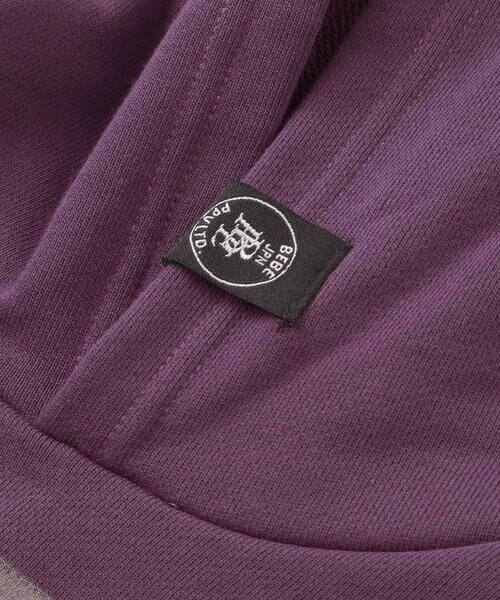 BeBe Petits Pois Vert / ベベ プチ ポワ ヴェール パーカー | 【店舗限定】グラデーションプリント裏毛フード付きトレーナー(95~160cm) | 詳細12