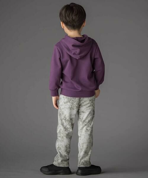 BeBe Petits Pois Vert / ベベ プチ ポワ ヴェール パーカー | 【店舗限定】グラデーションプリント裏毛フード付きトレーナー(95~160cm) | 詳細8