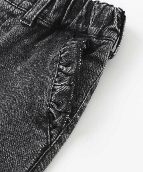 BeBe Petits Pois Vert / ベベ プチ ポワ ヴェール デニムパンツ | 【店舗限定】フリルストレッチデニムロングパンツ(95~150cm) | 詳細7