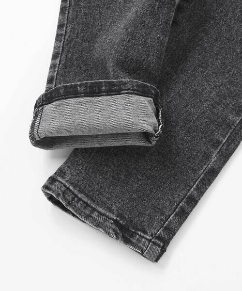 BeBe Petits Pois Vert / ベベ プチ ポワ ヴェール デニムパンツ | 【店舗限定】フリルストレッチデニムロングパンツ(95~150cm) | 詳細9