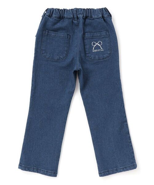 BeBe Petits Pois Vert / ベベ プチ ポワ ヴェール デニムパンツ | 【店舗限定】フリルストレッチデニムロングパンツ(95~150cm) | 詳細16