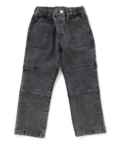 BeBe Petits Pois Vert / ベベ プチ ポワ ヴェール デニムパンツ | 【店舗限定】切り替えストレッチデニムロングパンツ(95~160cm) | 詳細5