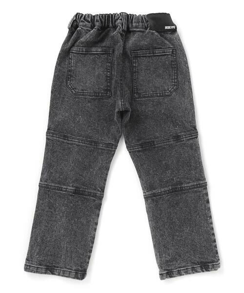 BeBe Petits Pois Vert / ベベ プチ ポワ ヴェール デニムパンツ | 【店舗限定】切り替えストレッチデニムロングパンツ(95~160cm) | 詳細6