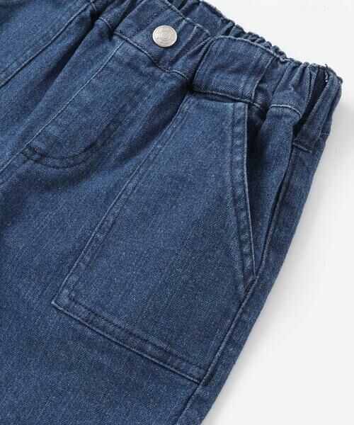 BeBe Petits Pois Vert / ベベ プチ ポワ ヴェール デニムパンツ | 【店舗限定】切り替えストレッチデニムロングパンツ(95~160cm) | 詳細11