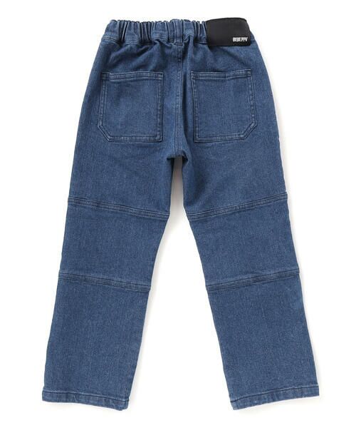 BeBe Petits Pois Vert / ベベ プチ ポワ ヴェール デニムパンツ | 【店舗限定】切り替えストレッチデニムロングパンツ(95~160cm) | 詳細9