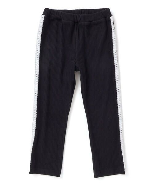 BeBe Petits Pois Vert / ベベ プチ ポワ ヴェール レギンス・スパッツ | 【店舗限定】レースライン起毛リブレギンス(95~150cm) | 詳細4