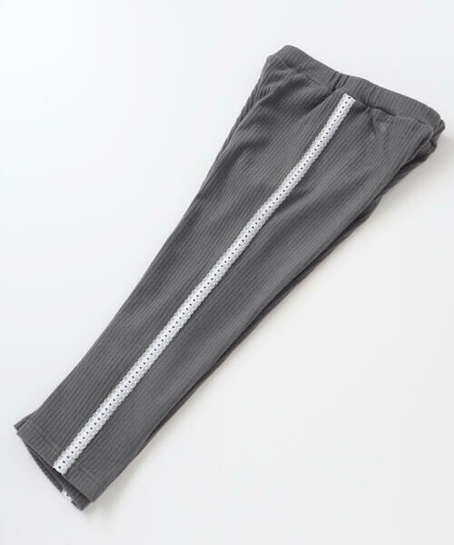 BeBe Petits Pois Vert / ベベ プチ ポワ ヴェール レギンス・スパッツ | 【店舗限定】レースライン起毛リブレギンス(95~150cm) | 詳細11