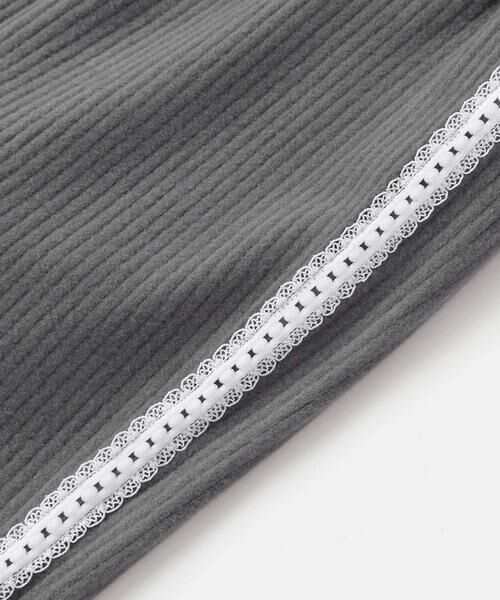 BeBe Petits Pois Vert / ベベ プチ ポワ ヴェール レギンス・スパッツ | 【店舗限定】レースライン起毛リブレギンス(95~150cm) | 詳細13