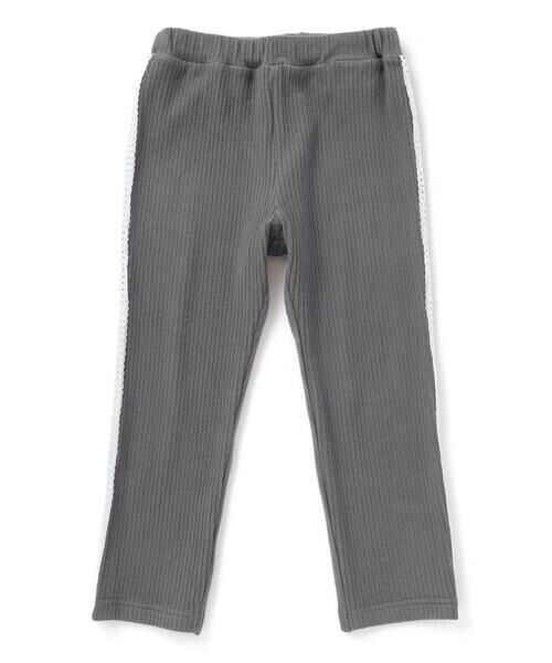 BeBe Petits Pois Vert / ベベ プチ ポワ ヴェール レギンス・スパッツ | 【店舗限定】レースライン起毛リブレギンス(95~150cm) | 詳細7