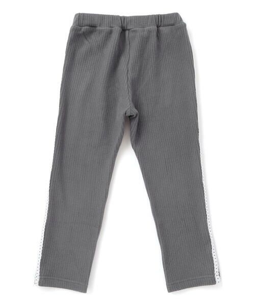 BeBe Petits Pois Vert / ベベ プチ ポワ ヴェール レギンス・スパッツ | 【店舗限定】レースライン起毛リブレギンス(95~150cm) | 詳細8