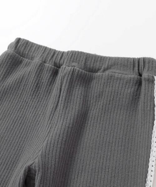 BeBe Petits Pois Vert / ベベ プチ ポワ ヴェール レギンス・スパッツ | 【店舗限定】レースライン起毛リブレギンス(95~150cm) | 詳細9