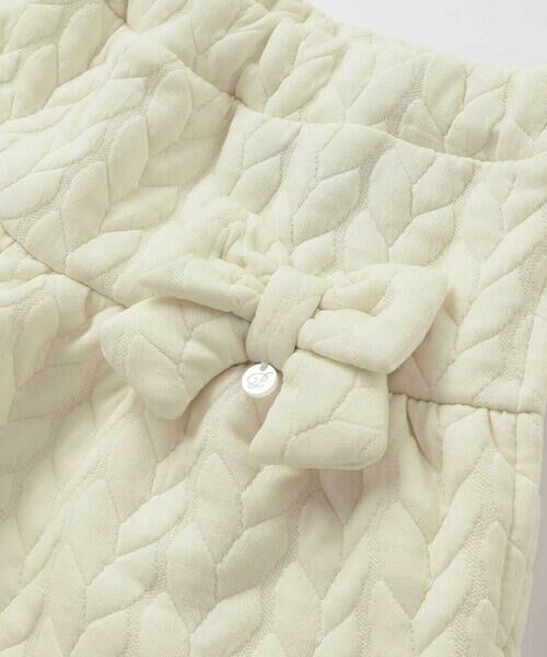 BeBe Petits Pois Vert / ベベ プチ ポワ ヴェール その他パンツ | 【店舗限定】【お揃い】キルトジャガード切り替えキュロットパンツ(95~160cm) | 詳細6