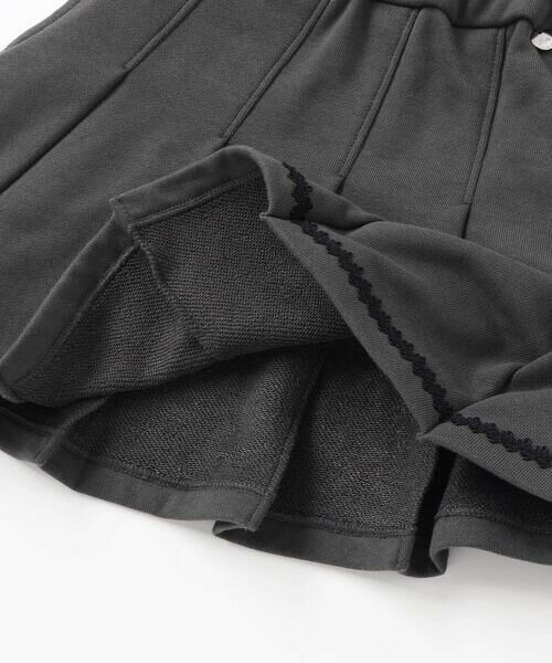 BeBe Petits Pois Vert / ベベ プチ ポワ ヴェール ミニ・ひざ丈スカート | 【店舗限定】【お揃い】レーステープポイントタックスカート(100~150cm) | 詳細13