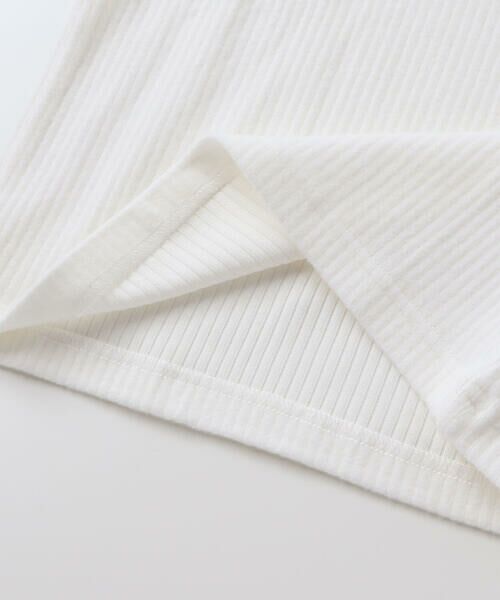 BeBe Petits Pois Vert / ベベ プチ ポワ ヴェール Tシャツ | 【店舗限定】起毛リブハイネック折り返しトップス(95~160cm) | 詳細8