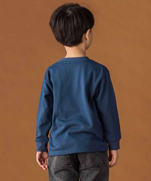 BeBe Petits Pois Vert / ベベ プチ ポワ ヴェール Tシャツ | 【店舗限定】天竺ポツポツプリント長袖Tシャツ(95~150cm) | 詳細3