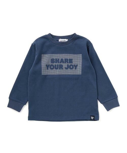 BeBe Petits Pois Vert / ベベ プチ ポワ ヴェール Tシャツ | 【店舗限定】天竺ポツポツプリント長袖Tシャツ(95~150cm) | 詳細4