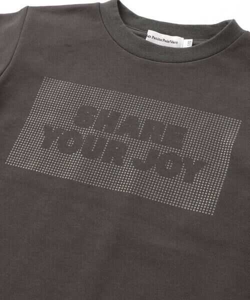 BeBe Petits Pois Vert / ベベ プチ ポワ ヴェール Tシャツ | 【店舗限定】天竺ポツポツプリント長袖Tシャツ(95~150cm) | 詳細10