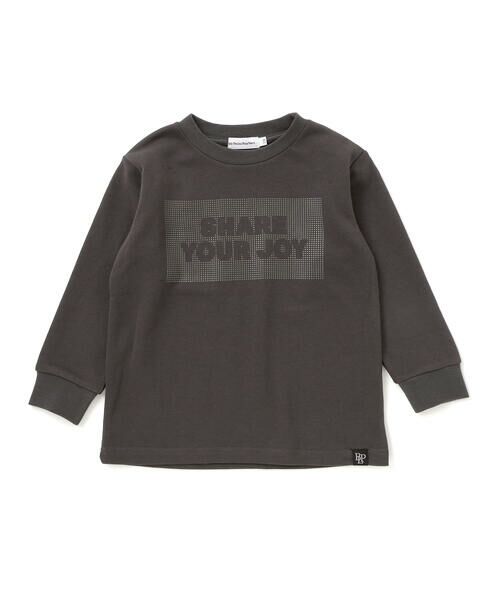 BeBe Petits Pois Vert / ベベ プチ ポワ ヴェール Tシャツ | 【店舗限定】天竺ポツポツプリント長袖Tシャツ(95~150cm) | 詳細7