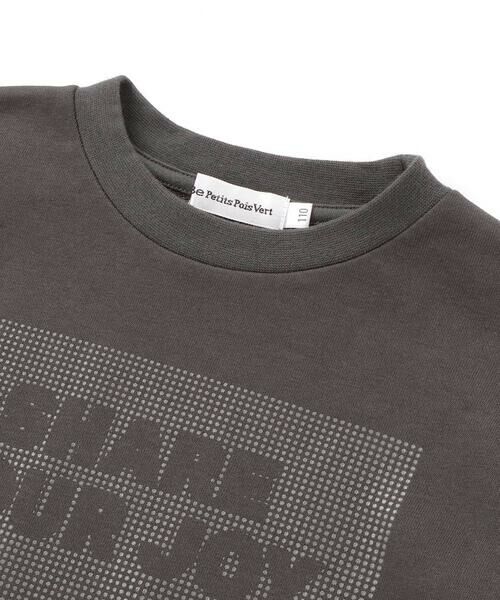 BeBe Petits Pois Vert / ベベ プチ ポワ ヴェール Tシャツ | 【店舗限定】天竺ポツポツプリント長袖Tシャツ(95~150cm) | 詳細9