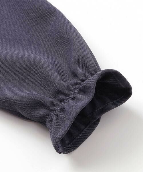 BeBe Petits Pois Vert / ベベ プチ ポワ ヴェール ミニ丈・ひざ丈ワンピース | 立体花モチーフ斜めタックワンピース(95~150cm) | 詳細17