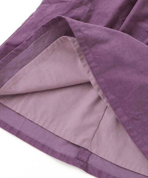 BeBe Petits Pois Vert / ベベ プチ ポワ ヴェール ミニ丈・ひざ丈ワンピース | 胸元シャーリングコール天ワンピース(95~150cm) | 詳細15