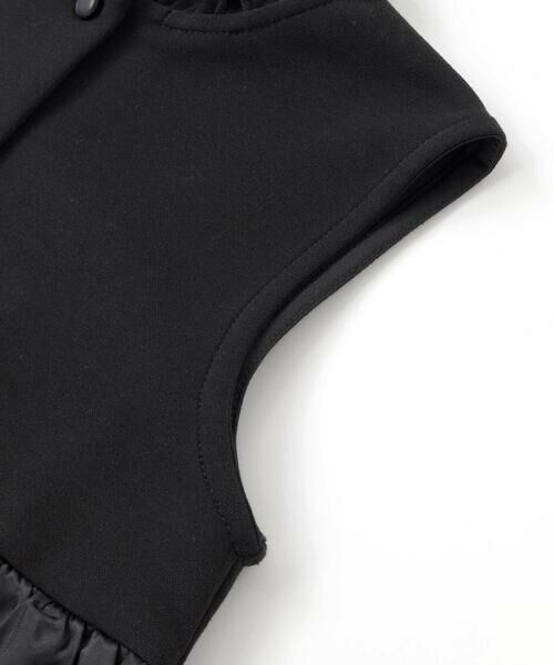 BeBe Petits Pois Vert / ベベ プチ ポワ ヴェール ベビー・キッズウエア | ドット切り替えバルーンジレ+ポンチパンツセットアップ(95~150cm) | 詳細9