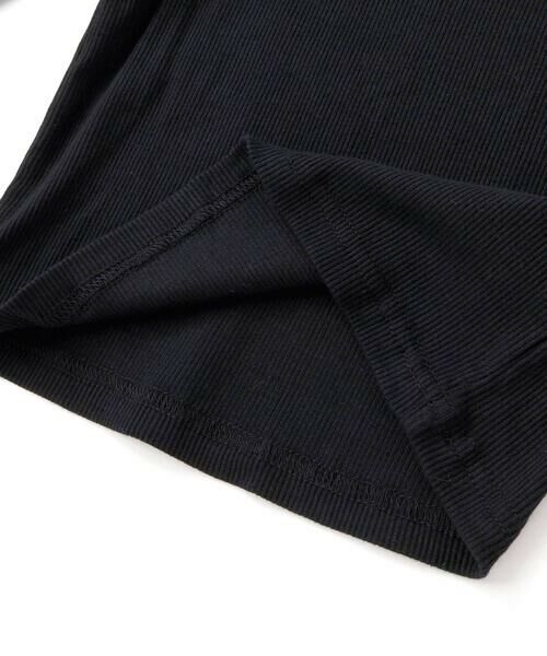 BeBe Petits Pois Vert / ベベ プチ ポワ ヴェール ミニ丈・ひざ丈ワンピース | 【お揃い】花刺しゅうジャガードワンピース+リブタートル2点セット(95~150cm) | 詳細15