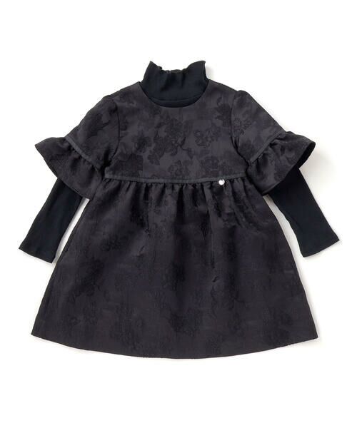 BeBe Petits Pois Vert/xx v` | F[ yzԎhイWK[hs[X+u^[g2_Zbg(95~150cm) ubNn 140cm
