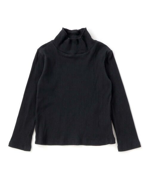 BeBe Petits Pois Vert / ベベ プチ ポワ ヴェール ミニ丈・ひざ丈ワンピース | 【お揃い】花刺しゅうジャガードワンピース+リブタートル2点セット(95~150cm) | 詳細22