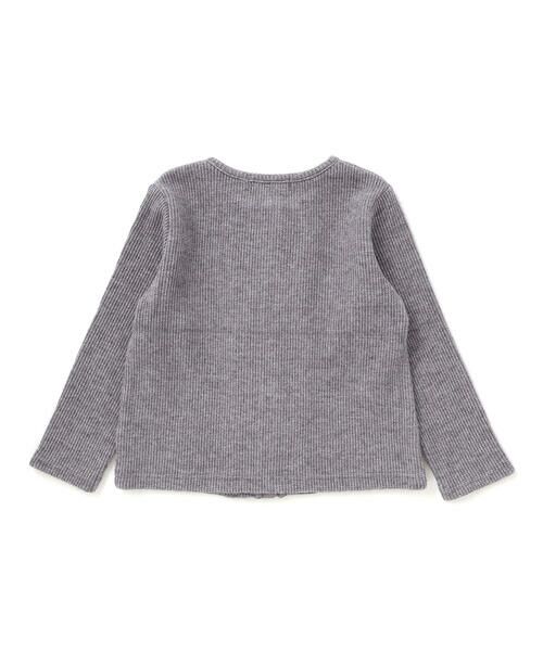 BeBe Petits Pois Vert / ベベ プチ ポワ ヴェール カーディガン・ボレロ | ラメニットフリルカーディガン(95~160cm) | 詳細14