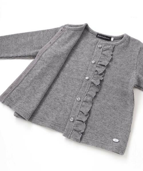 BeBe Petits Pois Vert / ベベ プチ ポワ ヴェール カーディガン・ボレロ | ラメニットフリルカーディガン(95~160cm) | 詳細19