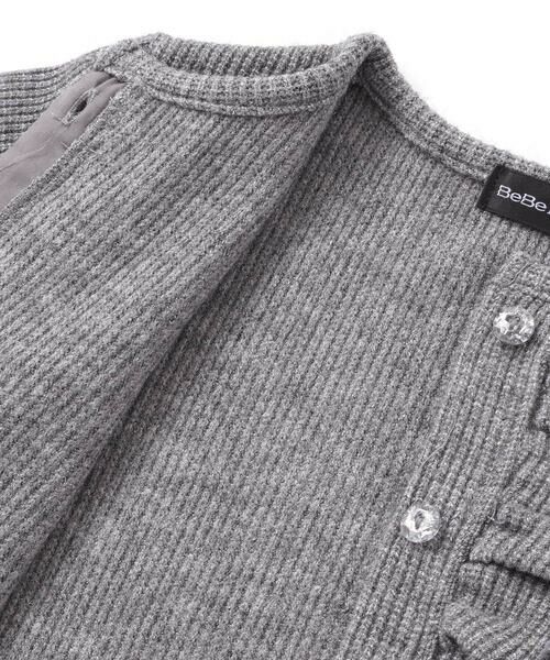 BeBe Petits Pois Vert / ベベ プチ ポワ ヴェール カーディガン・ボレロ | ラメニットフリルカーディガン(95~160cm) | 詳細20