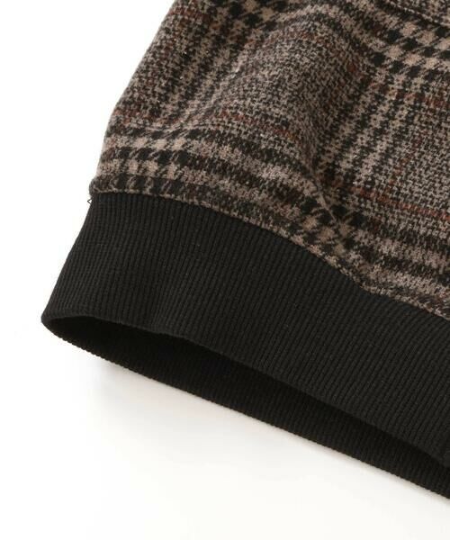 BeBe Petits Pois Vert / ベベ プチ ポワ ヴェール ノーカラージャケット | チェック起毛ジップブルゾン(95~150cm) | 詳細15