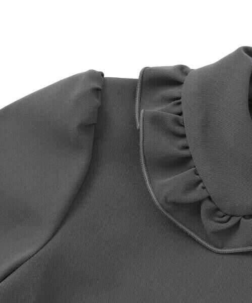 BeBe Petits Pois Vert / ベベ プチ ポワ ヴェール シャツ・ブラウス | 丸襟フリル長袖ブラウス(95~150cm) | 詳細11