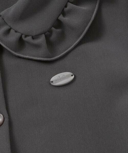 BeBe Petits Pois Vert / ベベ プチ ポワ ヴェール シャツ・ブラウス | 丸襟フリル長袖ブラウス(95~150cm) | 詳細12