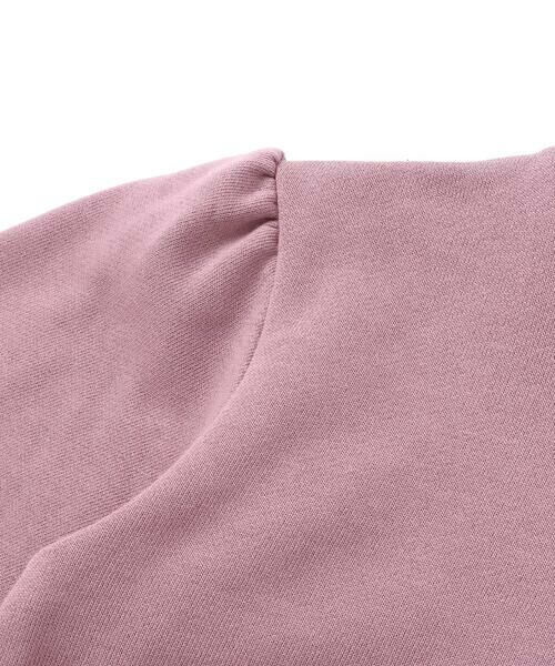 BeBe Petits Pois Vert / ベベ プチ ポワ ヴェール スウェット | 裏毛リボンポイントトレーナー(95~150cm) | 詳細4