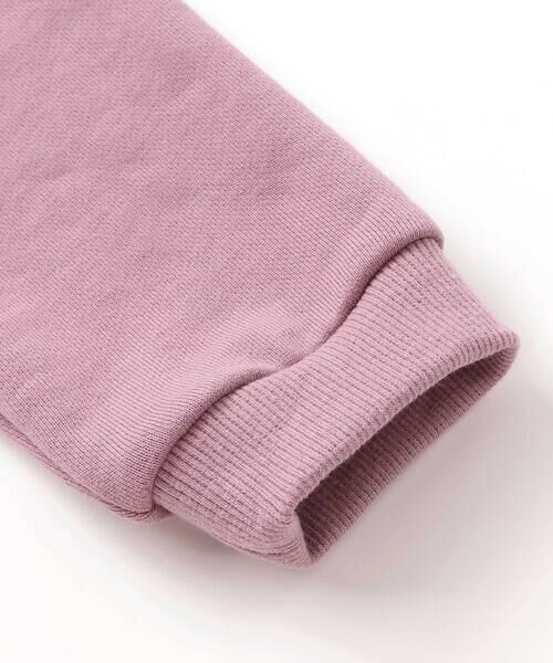 BeBe Petits Pois Vert / ベベ プチ ポワ ヴェール スウェット | 裏毛リボンポイントトレーナー(95~150cm) | 詳細5