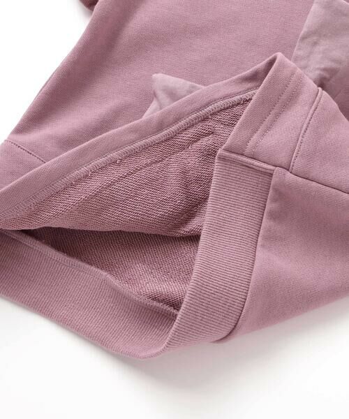 BeBe Petits Pois Vert / ベベ プチ ポワ ヴェール スウェット | 裏毛リボンポイントトレーナー(95~150cm) | 詳細7